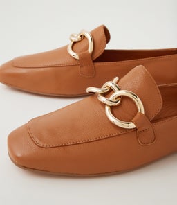 NELYA MO DK TAN LEATHER
