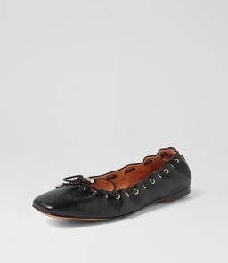 NISEYA MO BLACK LEATHER