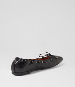 NISEYA MO BLACK LEATHER