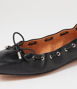 NISEYA MO BLACK LEATHER