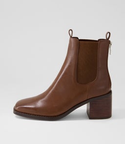 SLIGHTLY MO CHOC DK BROWN HEEL LEATHER