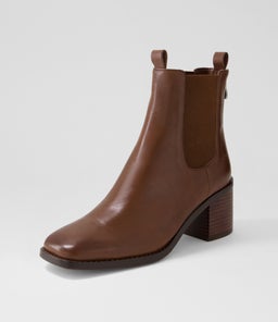 SLIGHTLY MO CHOC DK BROWN HEEL LEATHER
