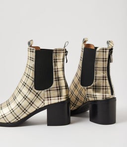 SLIGHTLY MO GOLD TARTAN LEATHER