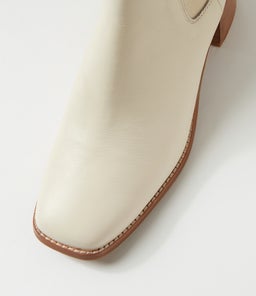 SLIGHTLY MO CREAM NATURAL HEEL LEATHER