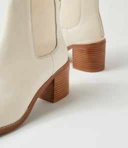 SLIGHTLY MO CREAM NATURAL HEEL LEATHER