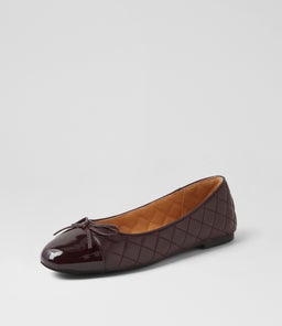 BELIE MO DEEP BURGUNDY PATENT LEATHER