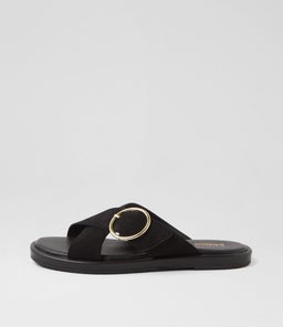 DAYAR MO BLACK BLACK SOLE SUEDE