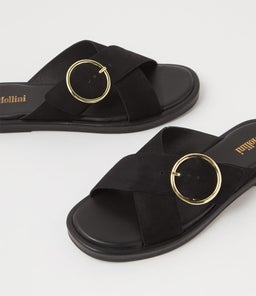DAYAR MO BLACK BLACK SOLE SUEDE