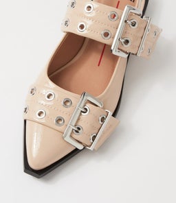 LARRA MO LATTE PATENT LEATHER