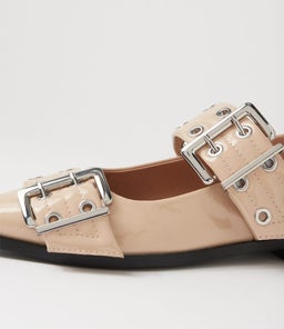LARRA MO LATTE PATENT LEATHER