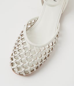 BEYLANIE MO WHITE LEATHER