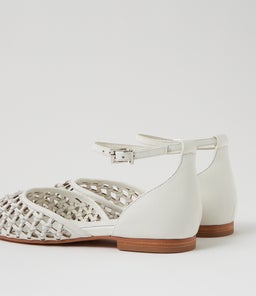 BEYLANIE MO WHITE LEATHER