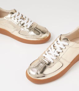DARI MO PLATINUM GUM SOLE SHRUNKEN LEATHER