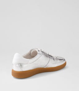 DARI MO SILVER GUM SOLE SHRUNKEN LEATHER