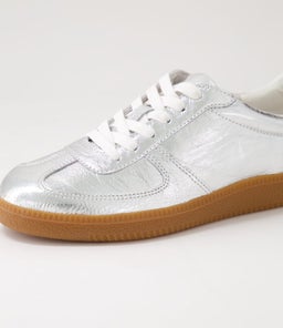 DARI MO SILVER GUM SOLE SHRUNKEN LEATHER