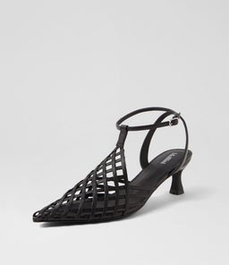 GLEE MO BLACK LEATHER