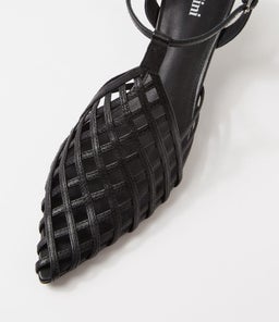 GLEE MO BLACK LEATHER