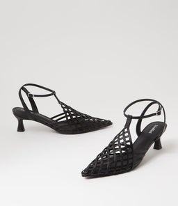 GLEE MO BLACK LEATHER