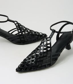 GLEE MO BLACK PATENT LEATHER