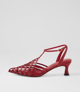 GLEE MO DEEP RED PATENT LEATHER