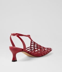 GLEE MO DEEP RED PATENT LEATHER