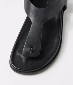HALLEE MO BLACK BLACK SOLE LEATHER