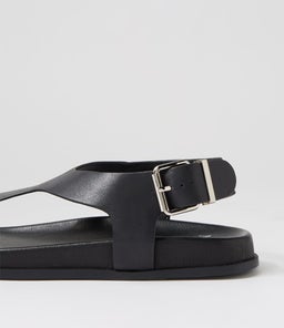 HALLEE MO BLACK BLACK SOLE LEATHER