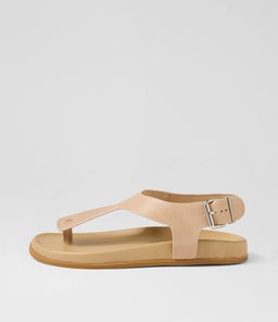 HALLEE MO LATTE NATURAL SOLE LEATHER