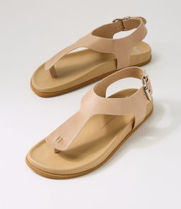 HALLEE MO LATTE NATURAL SOLE LEATHER