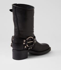 KACEE MO BLACK LEATHER