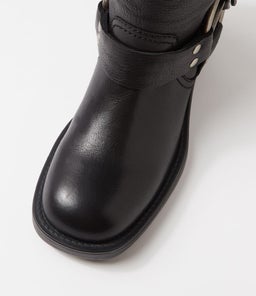 KACEE MO BLACK LEATHER