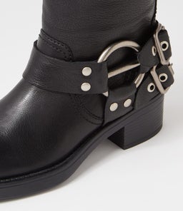 KACEE MO BLACK LEATHER