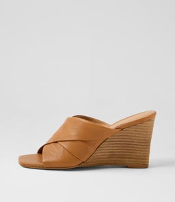 AIYA MO DK TAN NATURAL HEEL LEATHER