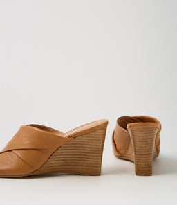 AIYA MO DK TAN NATURAL HEEL LEATHER