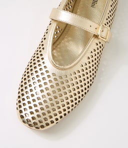 ELONY MO PALE GOLD LEATHER