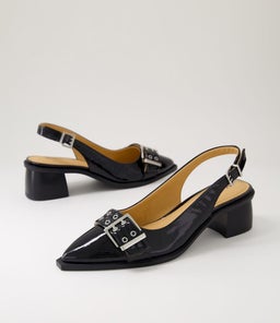 GLINT MO BLACK PATENT LEATHER