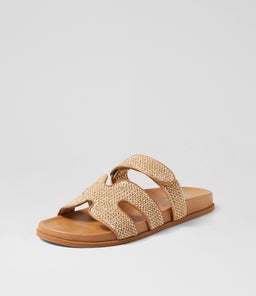 HAYZLEN MO NATURAL CAMEL WOVEN LEATHER