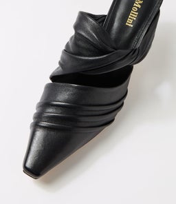 MERLY MO BLACK LEATHER