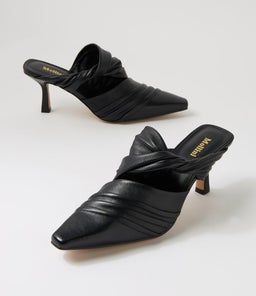 MERLY MO BLACK LEATHER