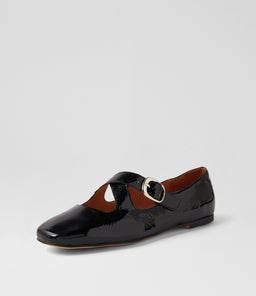 NOWA MO BLACK CRINKLE PATENT