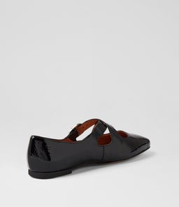 NOWA MO BLACK CRINKLE PATENT