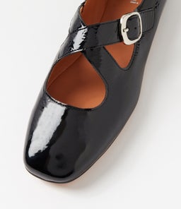 NOWA MO BLACK CRINKLE PATENT