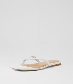 REILLE MO WHITE LEATHER