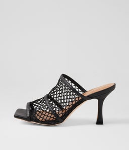 WILLOW MO BLACK LEATHER MESH