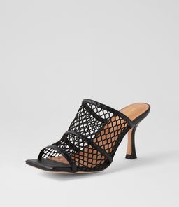 WILLOW MO BLACK LEATHER MESH