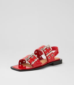 SAVINA MO RED PATENT LEATHER
