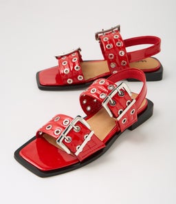 SAVINA MO RED PATENT LEATHER