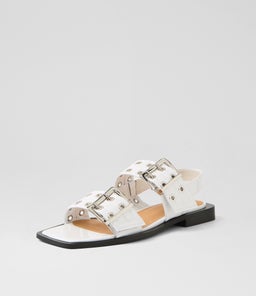 SAVINA MO WHITE PATENT LEATHER