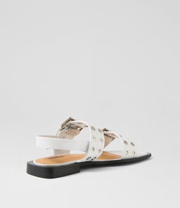SAVINA MO WHITE PATENT LEATHER