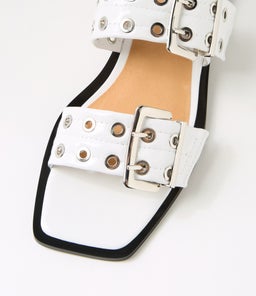 SAVINA MO WHITE PATENT LEATHER